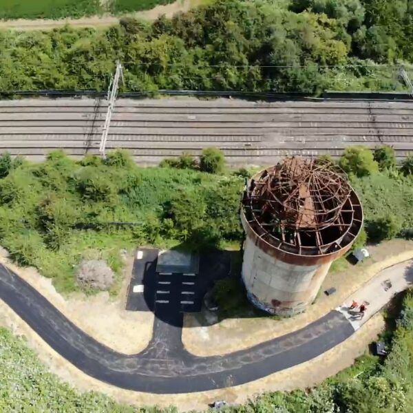 Hydrotrench - sustainable drainage system for cycle paths and pathways 2