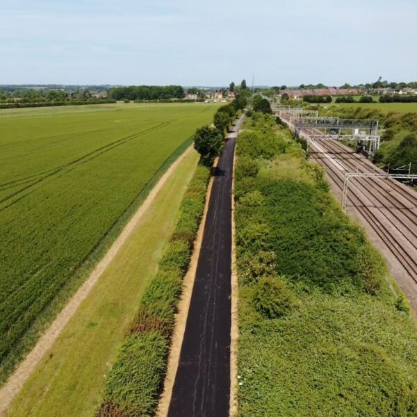 Hydrotrench - sustainable drainage system for cycle paths and pathways 3